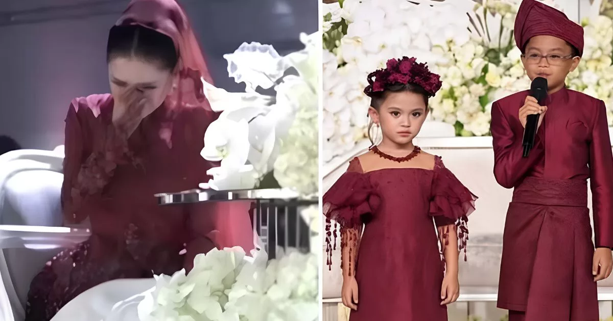 “Ada Kalanya Saya Lihat Mummy Menangis…” Ucapan Ayden Di Majlis Kahwin Bella & Syed Saddiq Undang Sebak