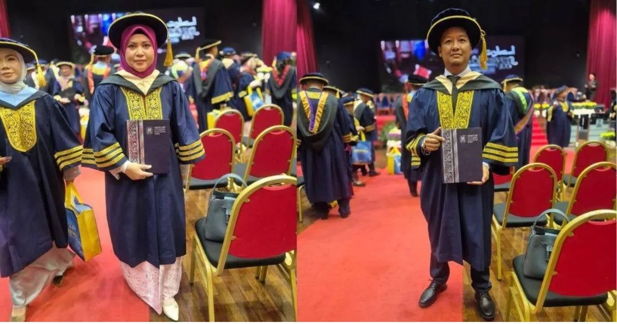 “Bukan Siapa Habis Dulu...” Pasangan Pensyarah UiTM Raih PhD Bersama, Kisah Inspirasi Suami Isteri